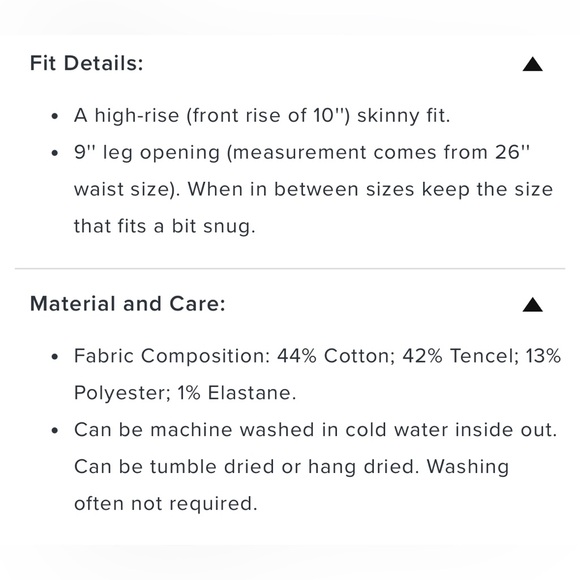 Like New Mott & Bow HIGH RISE SKINNY JANE JEANS - Picture 5 of 12